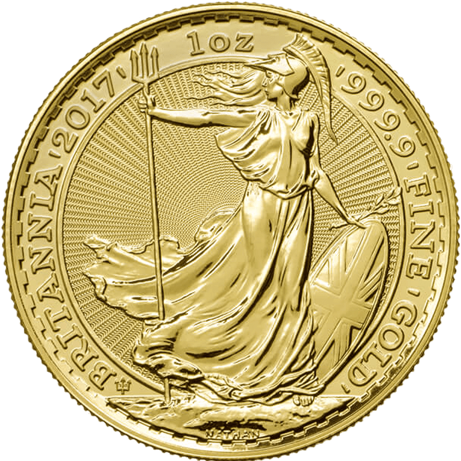 Britannia 2017 Anniversary 1 oz Gold Coin