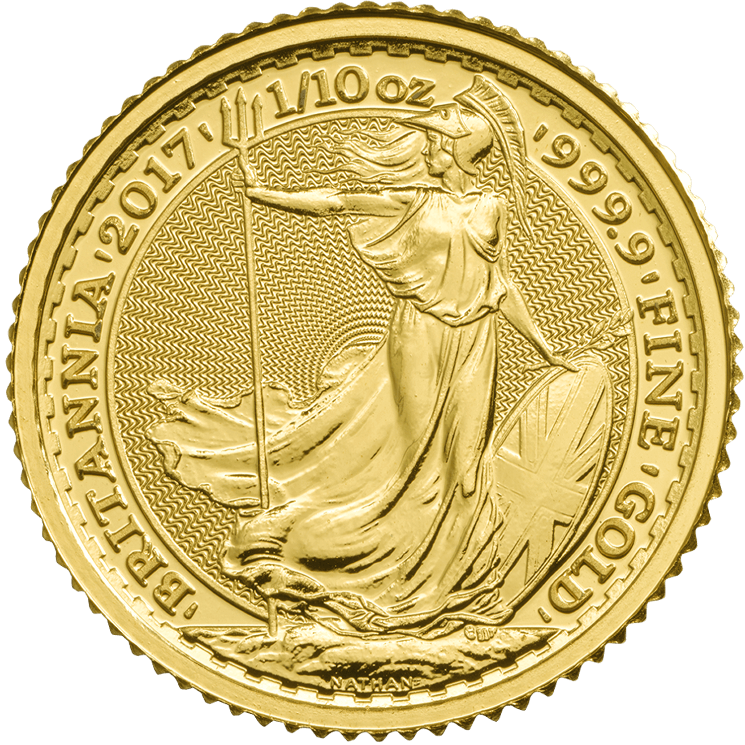 Britannia 2017 1/10 oz Gold Coin