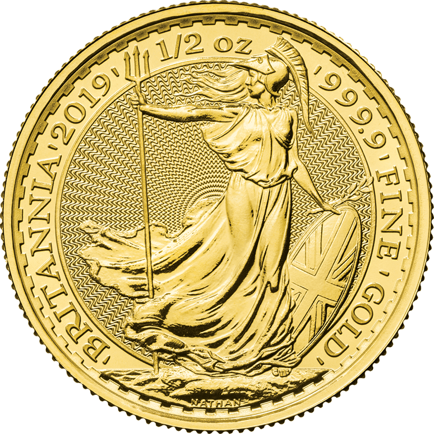 Britannia 2019 1/2 oz Gold Bullion Coin