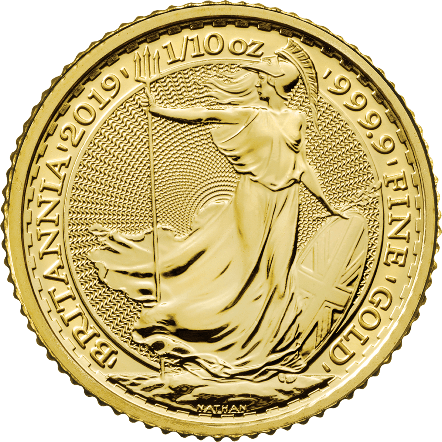 Britannia 2019 1/10 oz Gold Bullion Coin
