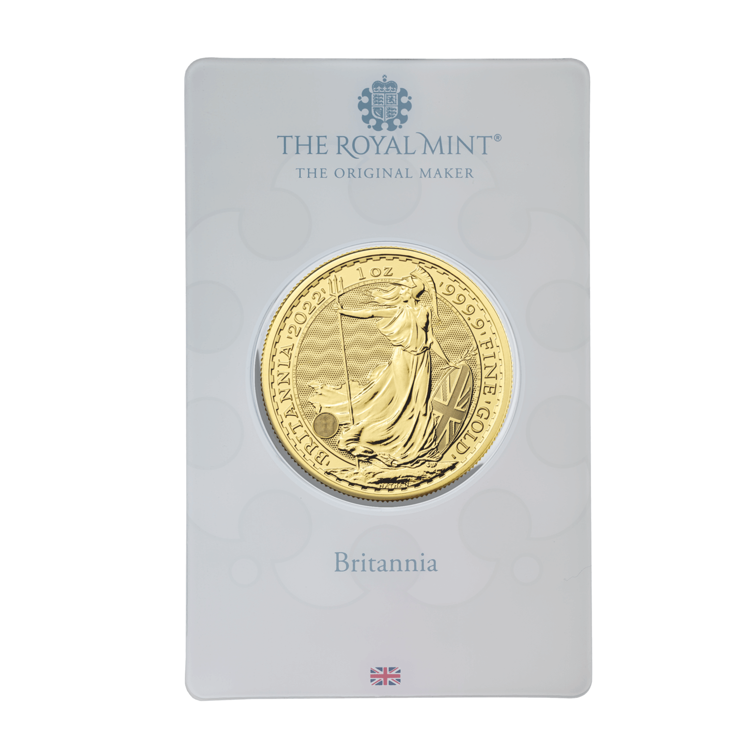 Britannia 2022 1 oz Gold Bullion Coin in Blister