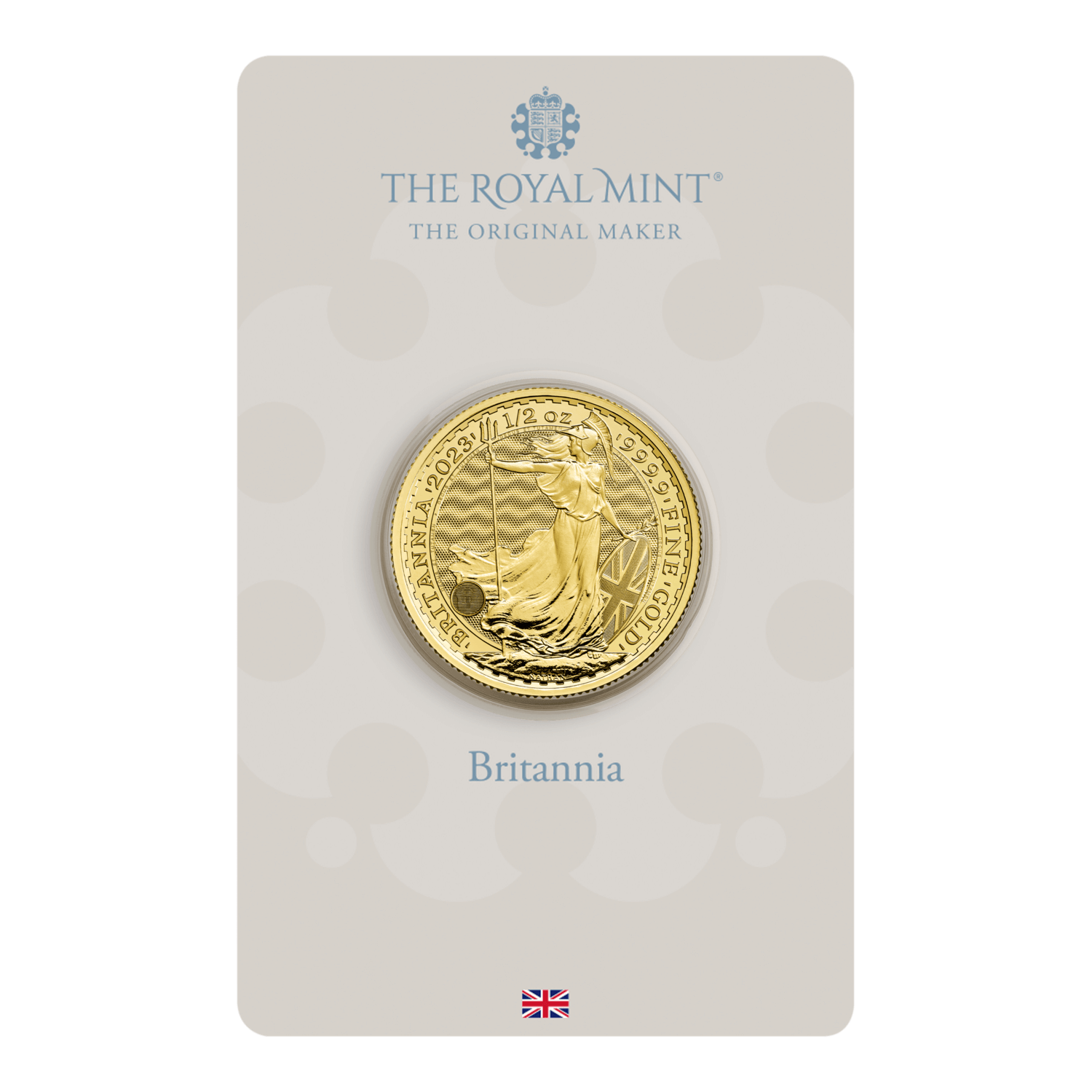 Britannia 2023 1/2 oz Gold Bullion Coin in Blister (Queen Elizabeth II)