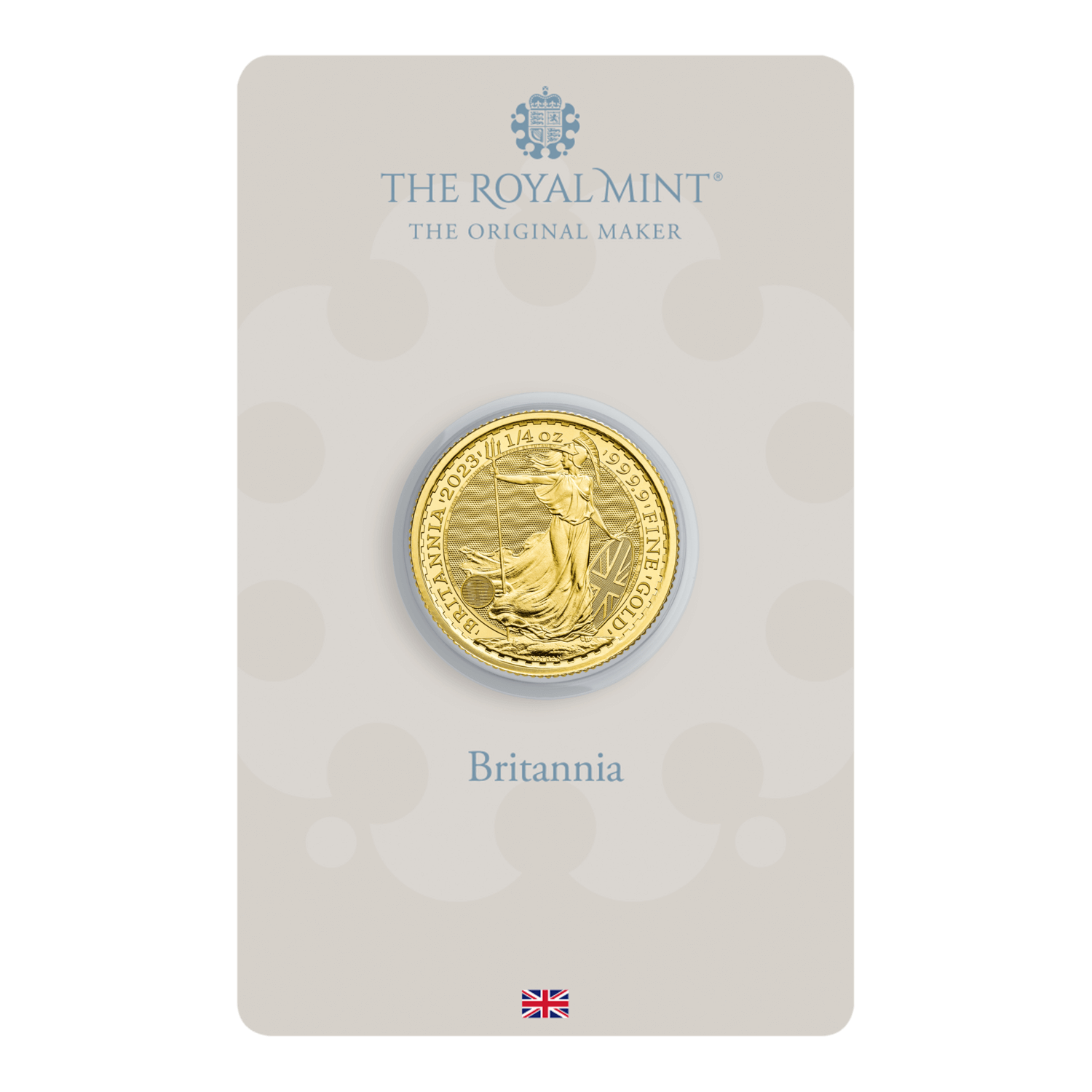 Britannia 2023 1/4 oz Gold Bullion Coin in Blister (King Charles III)