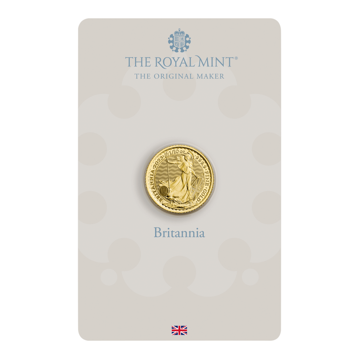 Britannia 2023 1/10 oz Gold Bullion Coin in Blister (King Charles III)