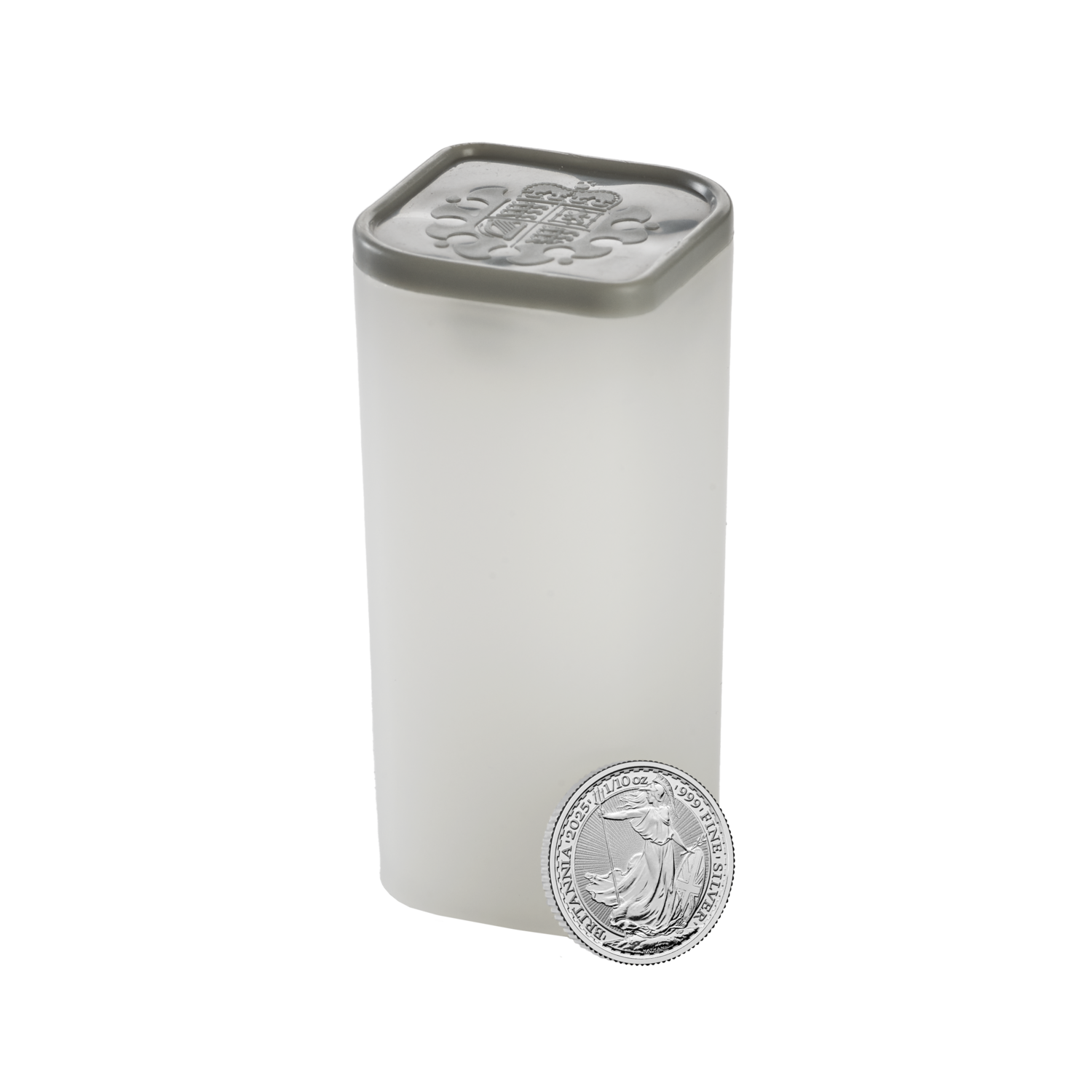 Britannia 2025 1/10oz Silver Bullion Sixteen-Coin Tube