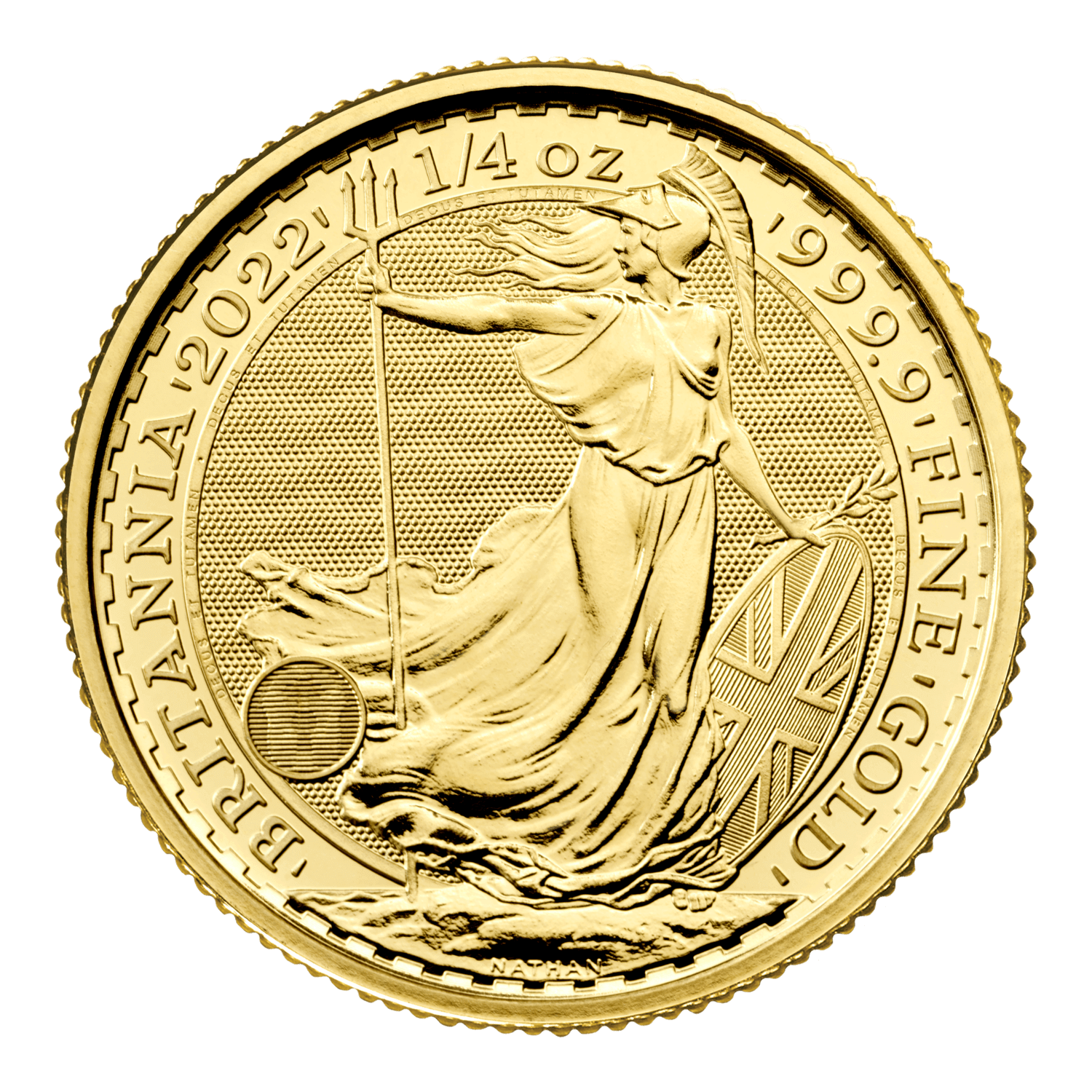 Britannia 2022 1/4 oz Gold Bullion Coin