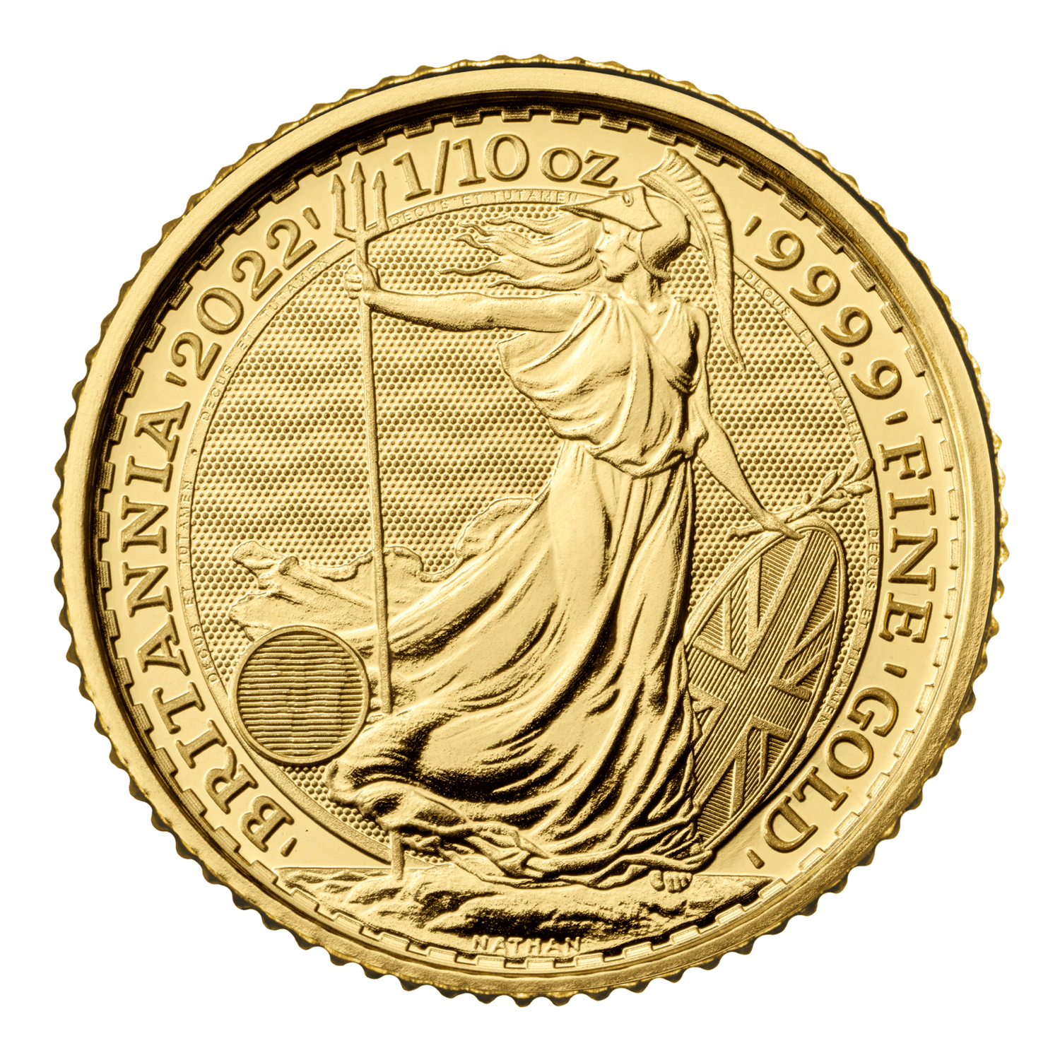 Britannia 2022 1/10 oz Gold Bullion Coin