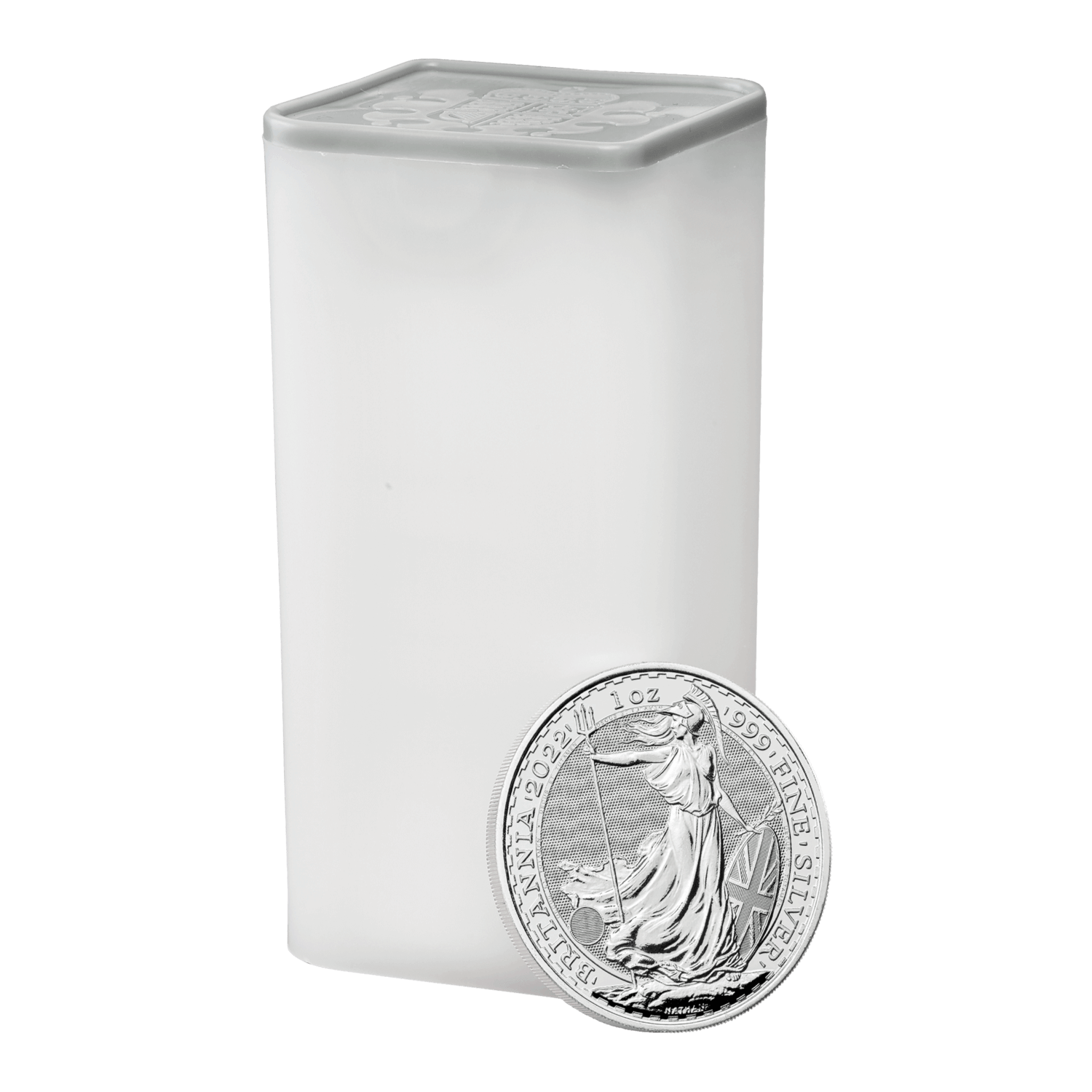 Britannia 2022 1 oz Silver Bullion Twenty Five Coin Tube
