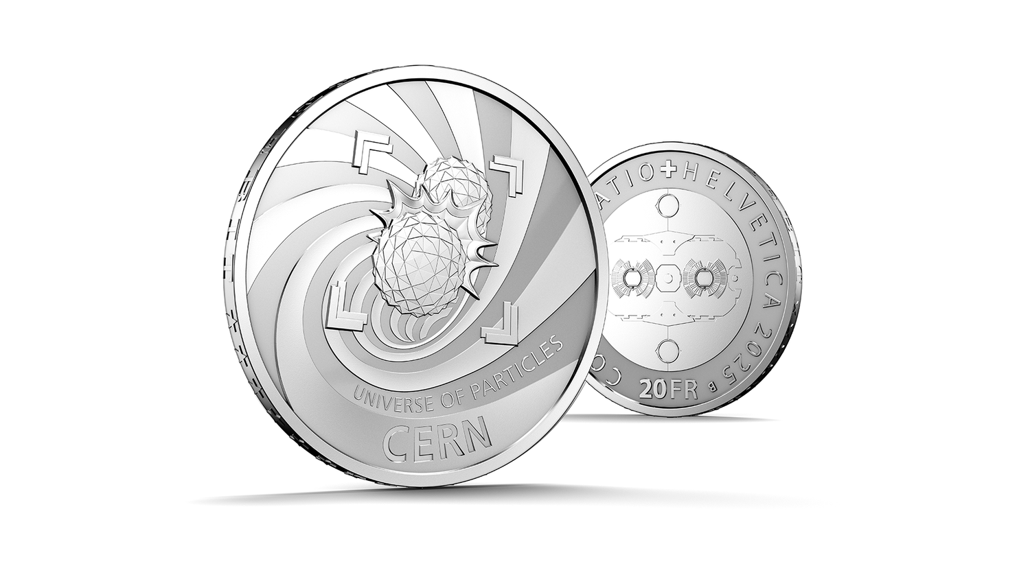 スイス 2025年 CERN（欧州原子核研究機構）特別記念銀貨