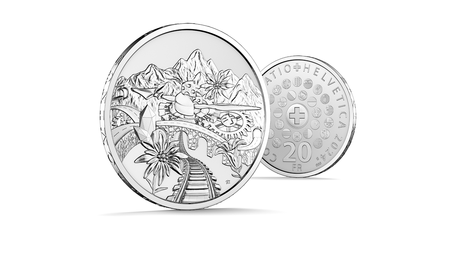 スイス連邦 20フラン特別記念 銀貨